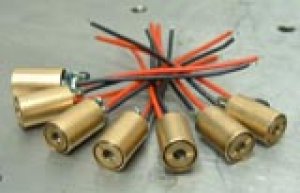 Лазерные модули на красных диодах с длиной волны 635 нм (1-15 мВт)